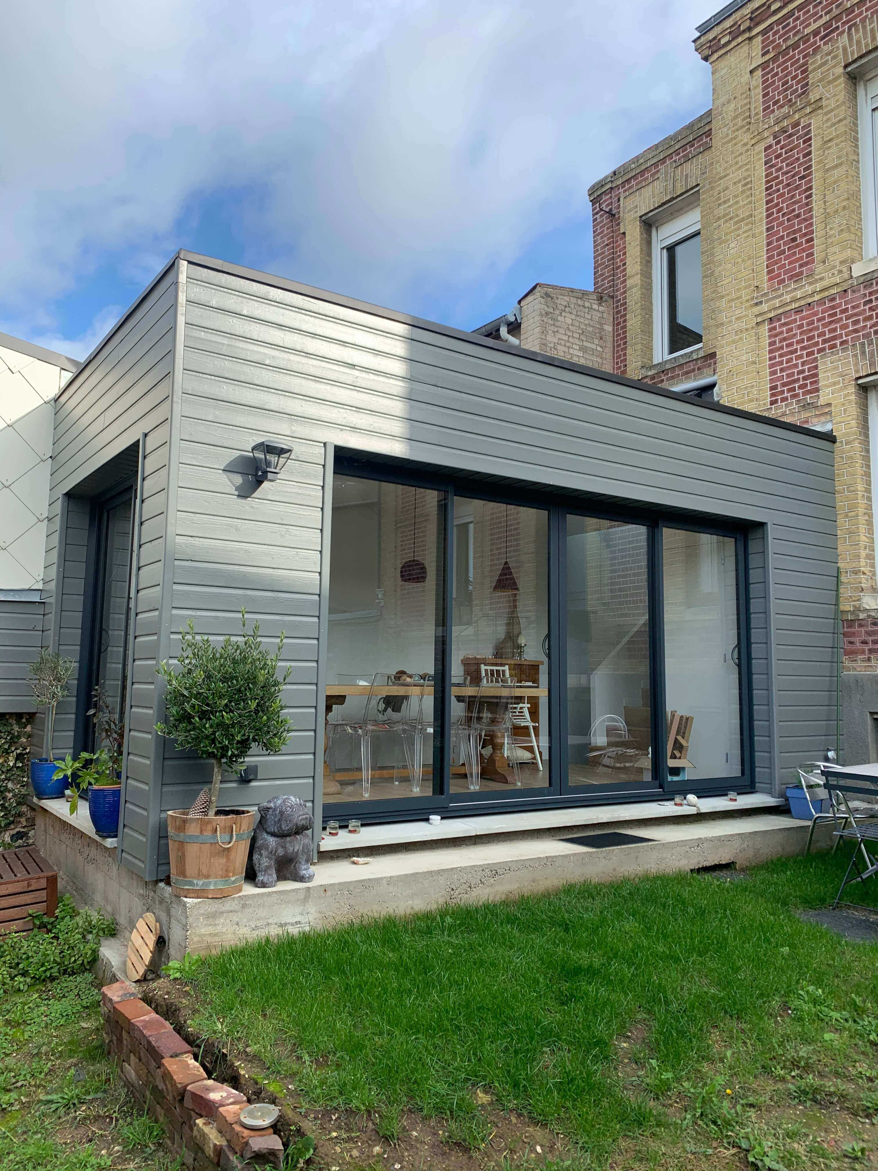 Extension en ossature bois